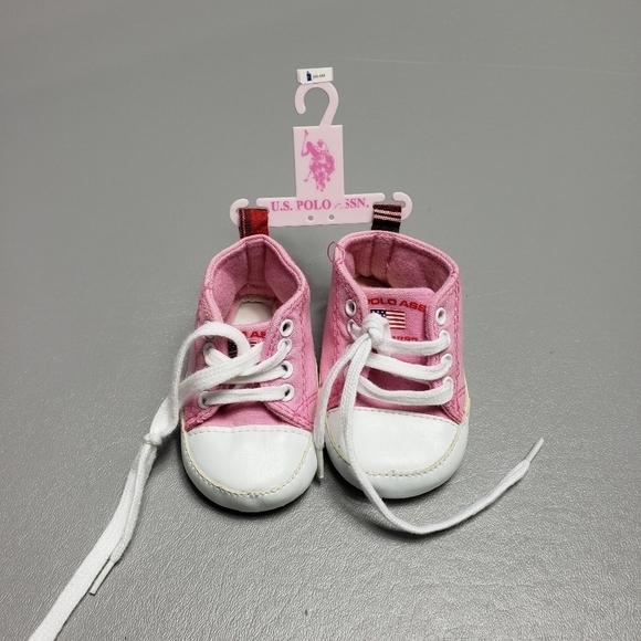 3/$15 New us polo assn baby girls shoes size 3-6M - Picture 1 of 8
